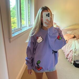 Pacsun Hello Kitty Purple Sweater